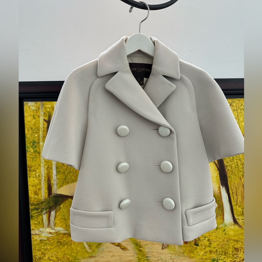 Couture Louis Vuitton Vintage Wool Coat